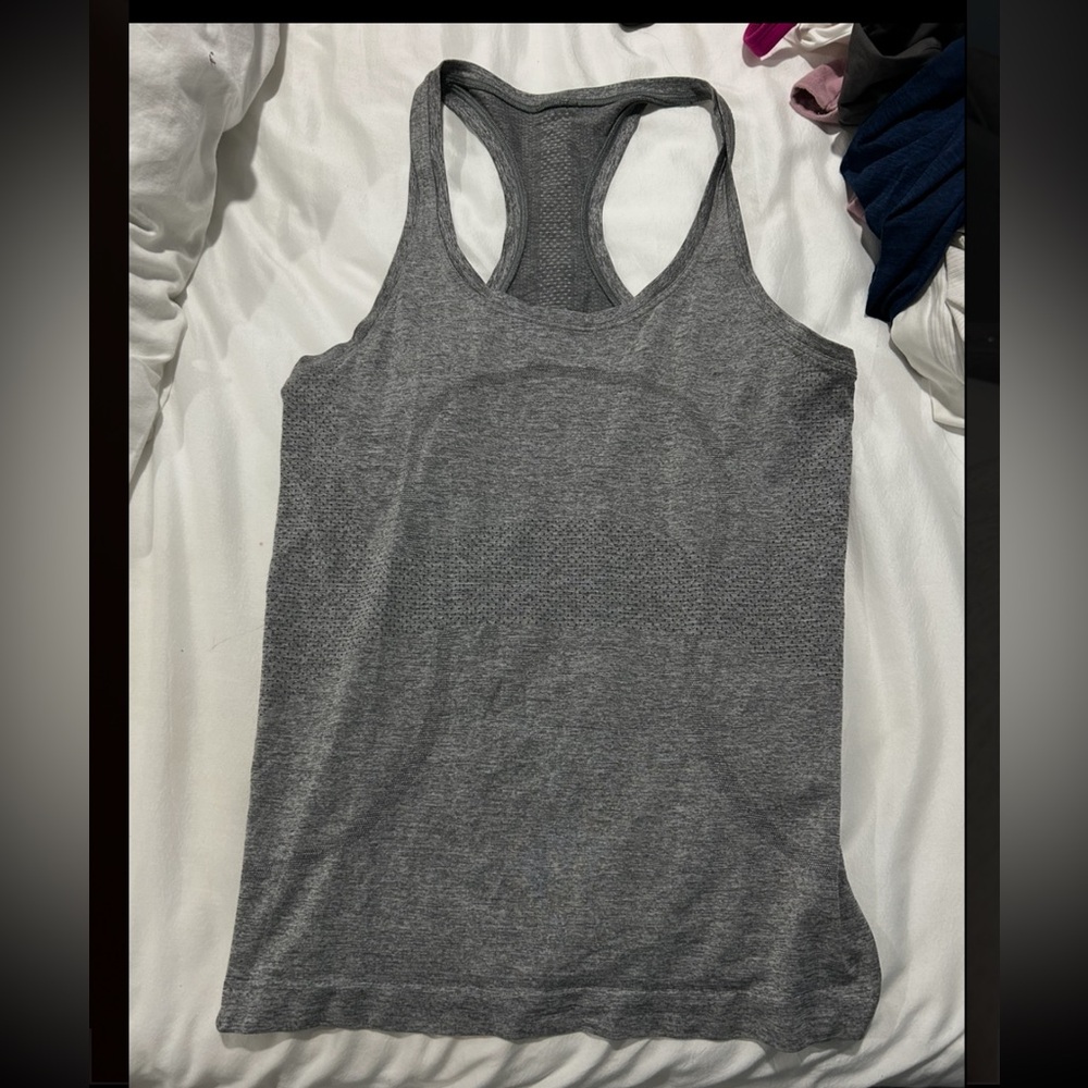 Lululemon swiftly tech grey tank top